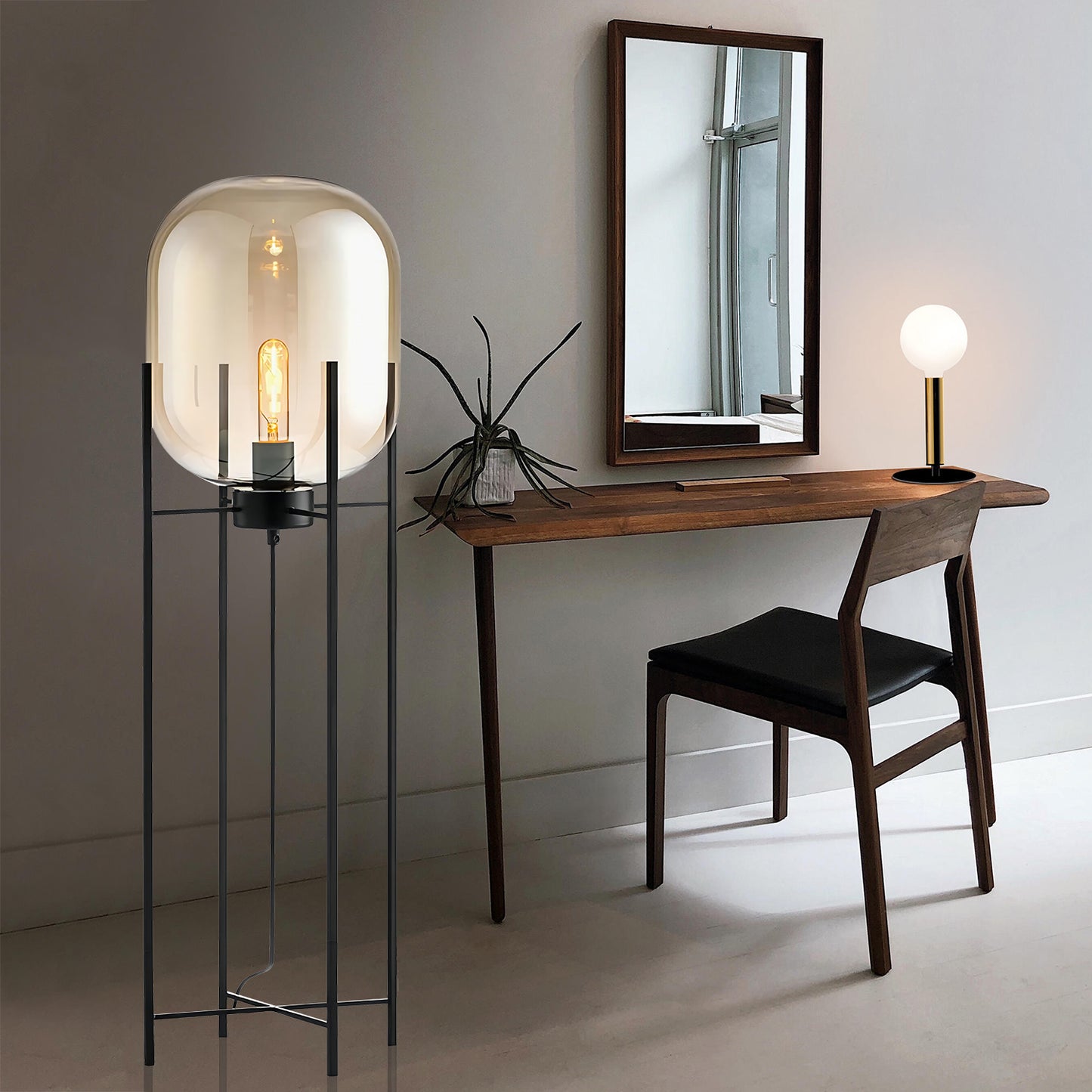 Wax Gourd Floor Lamp