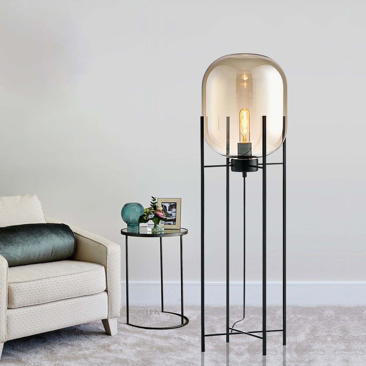 Wax Gourd Floor Lamp