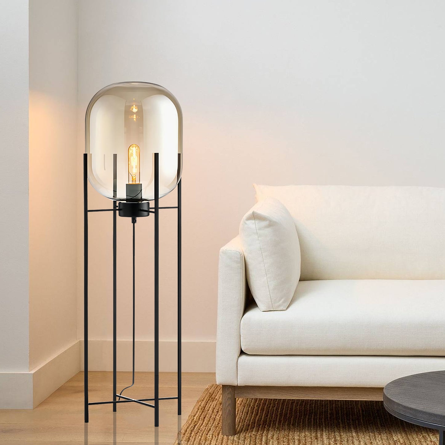 Wax Gourd Floor Lamp