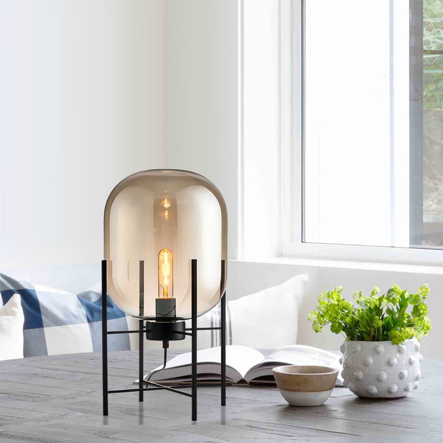 Wax Gourd Table Lamp