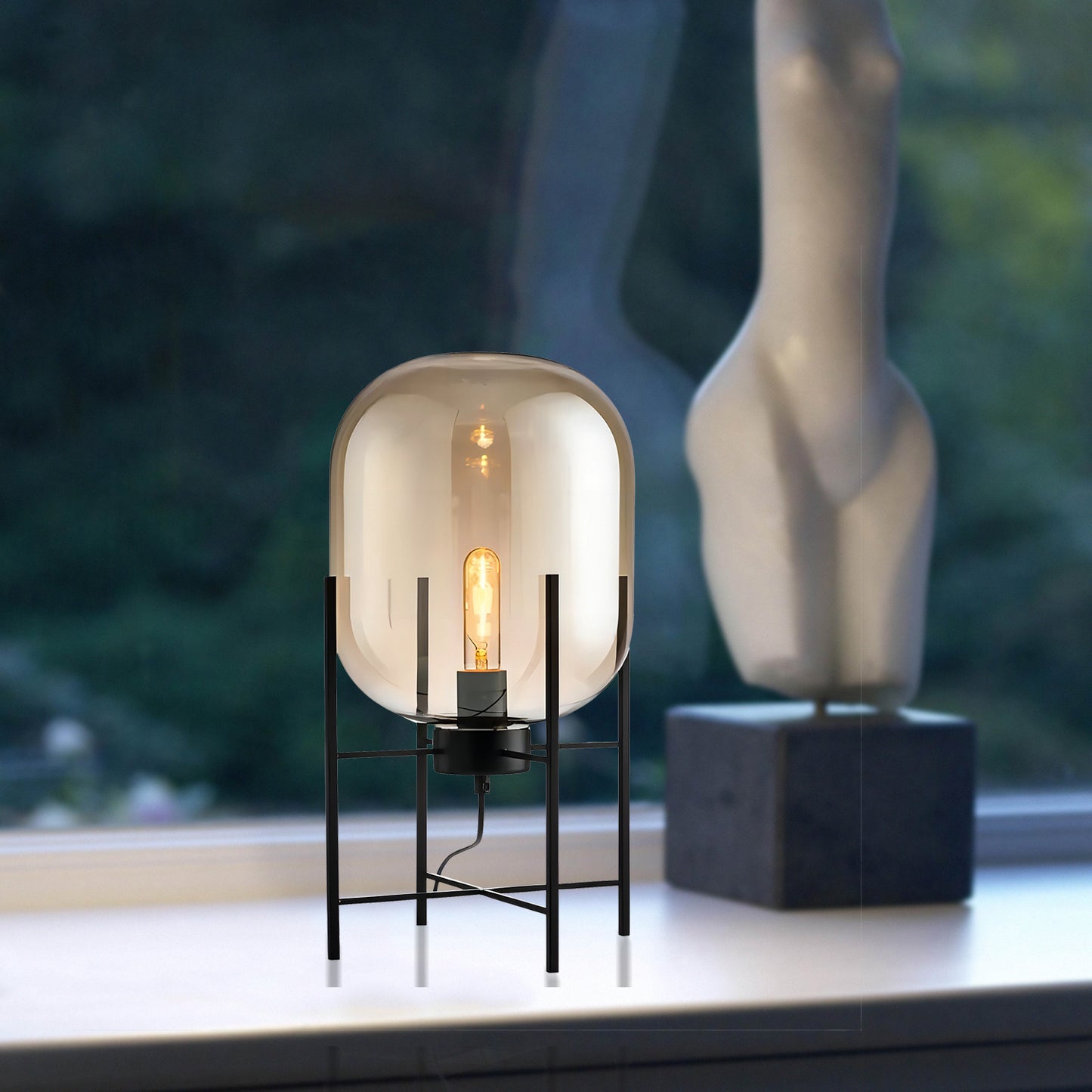 Wax Gourd Table Lamp