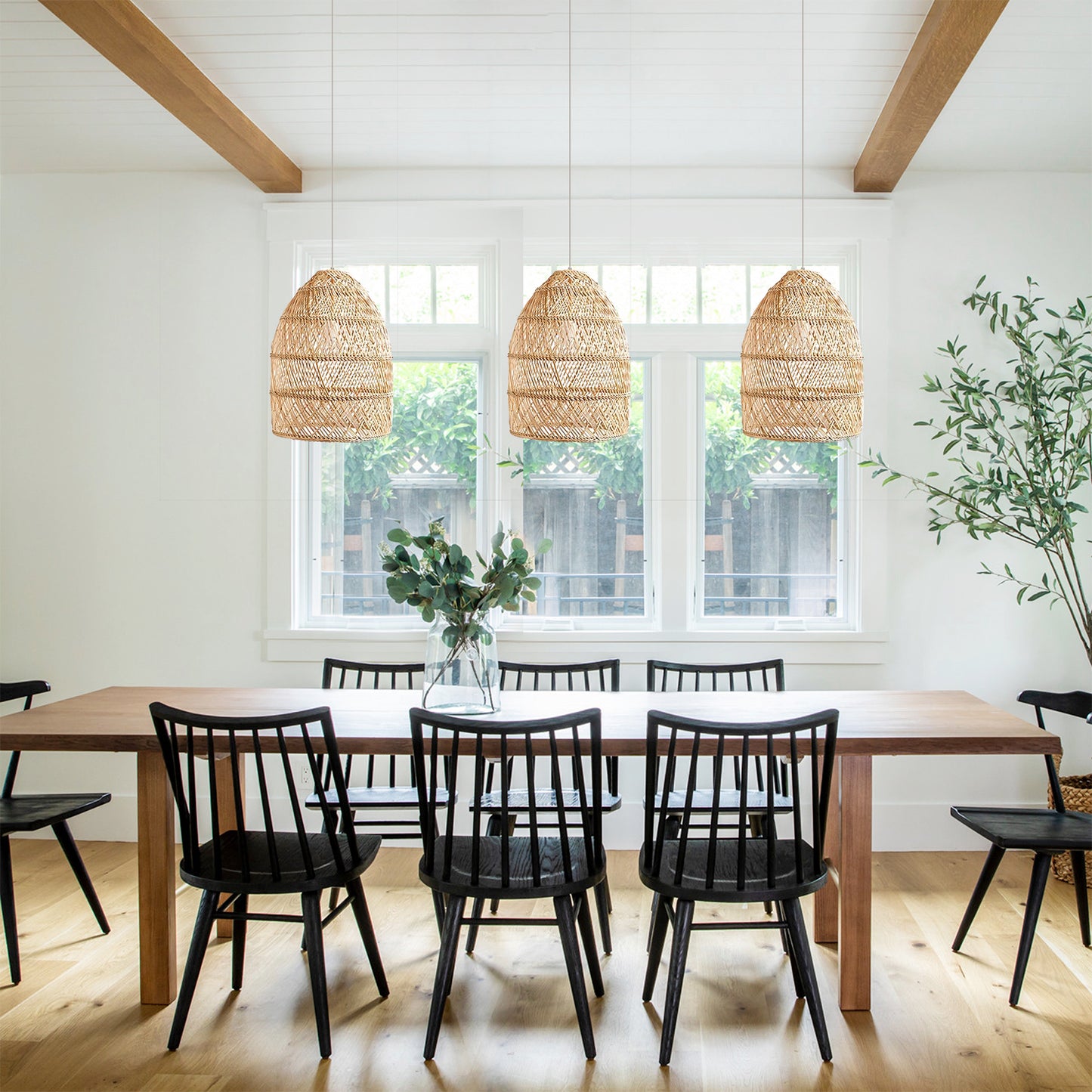Wicker Rattan Pendant Lamp