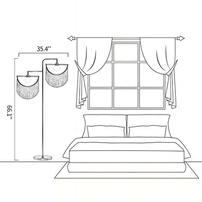 Wink Tassel Floor Lamp