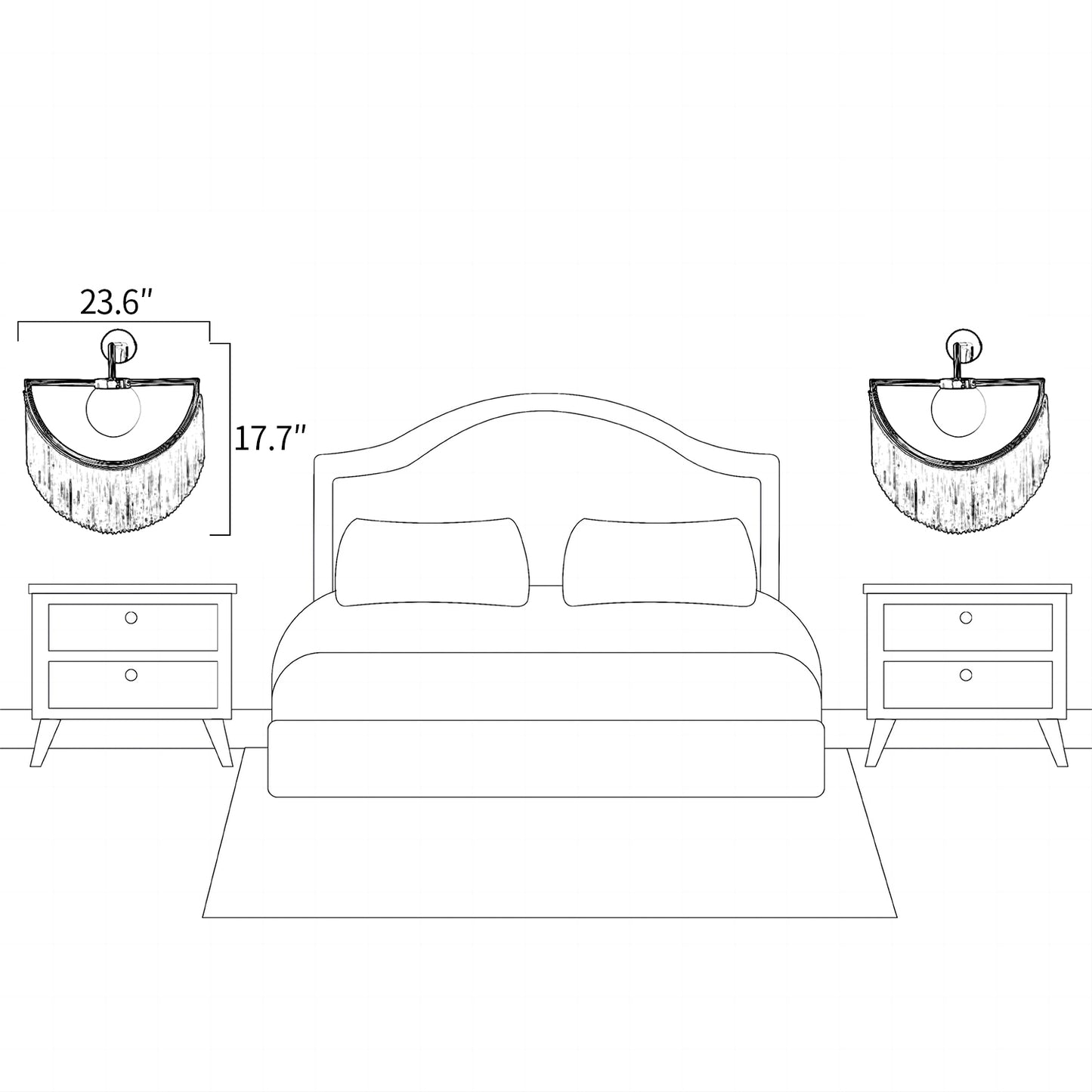 Wink Tassel Wall Lamp