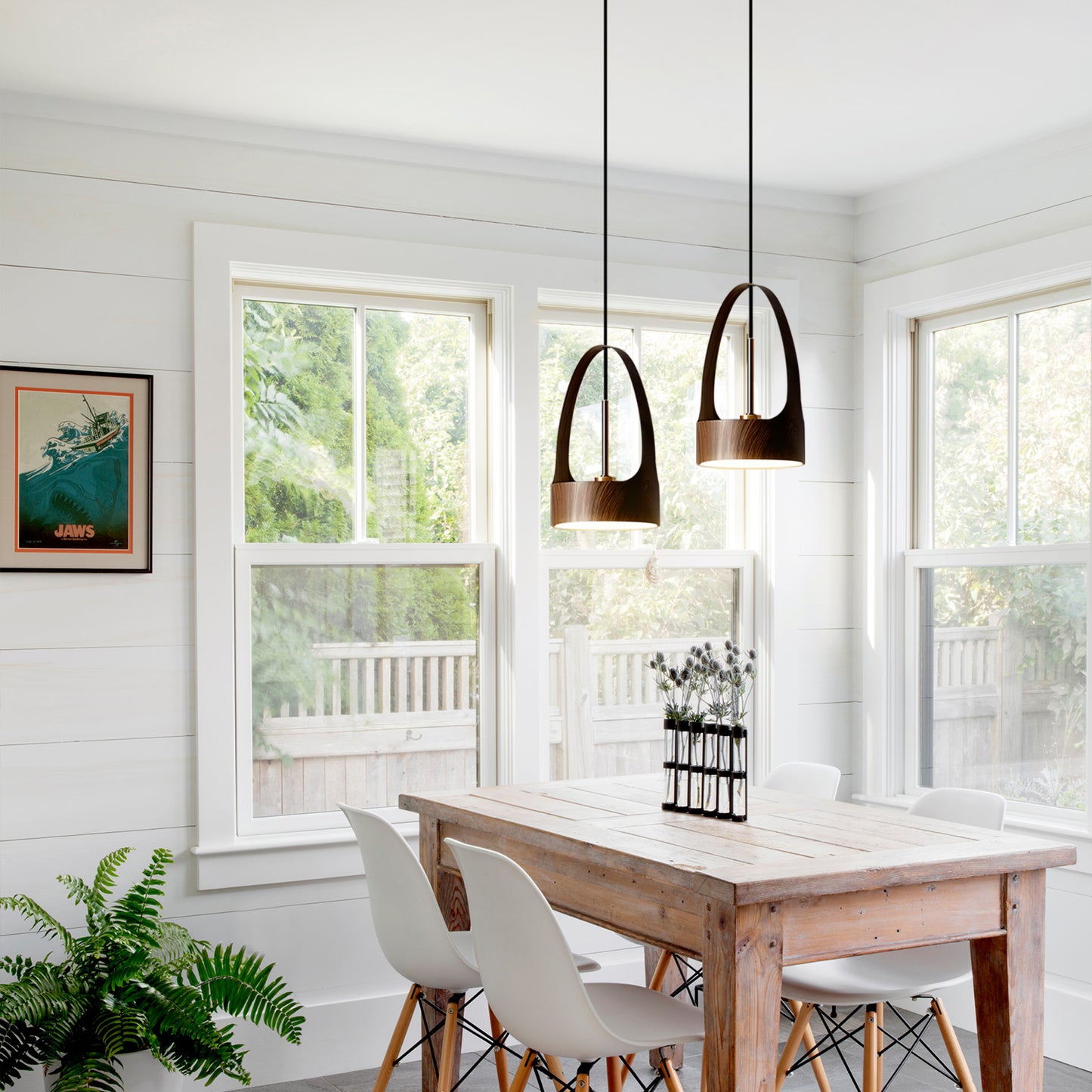 Wood Grain Pendant Lamp