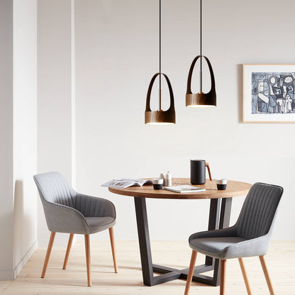 Wood Grain Pendant Lamp