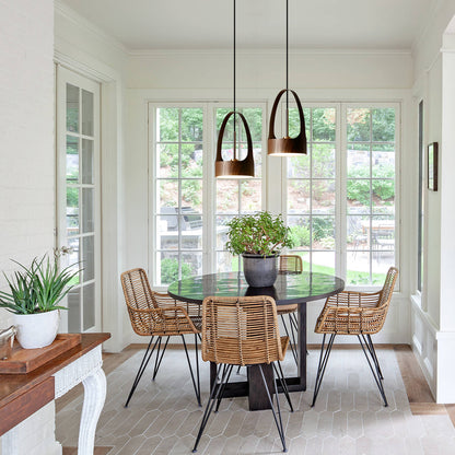 Wood Grain Pendant Lamp