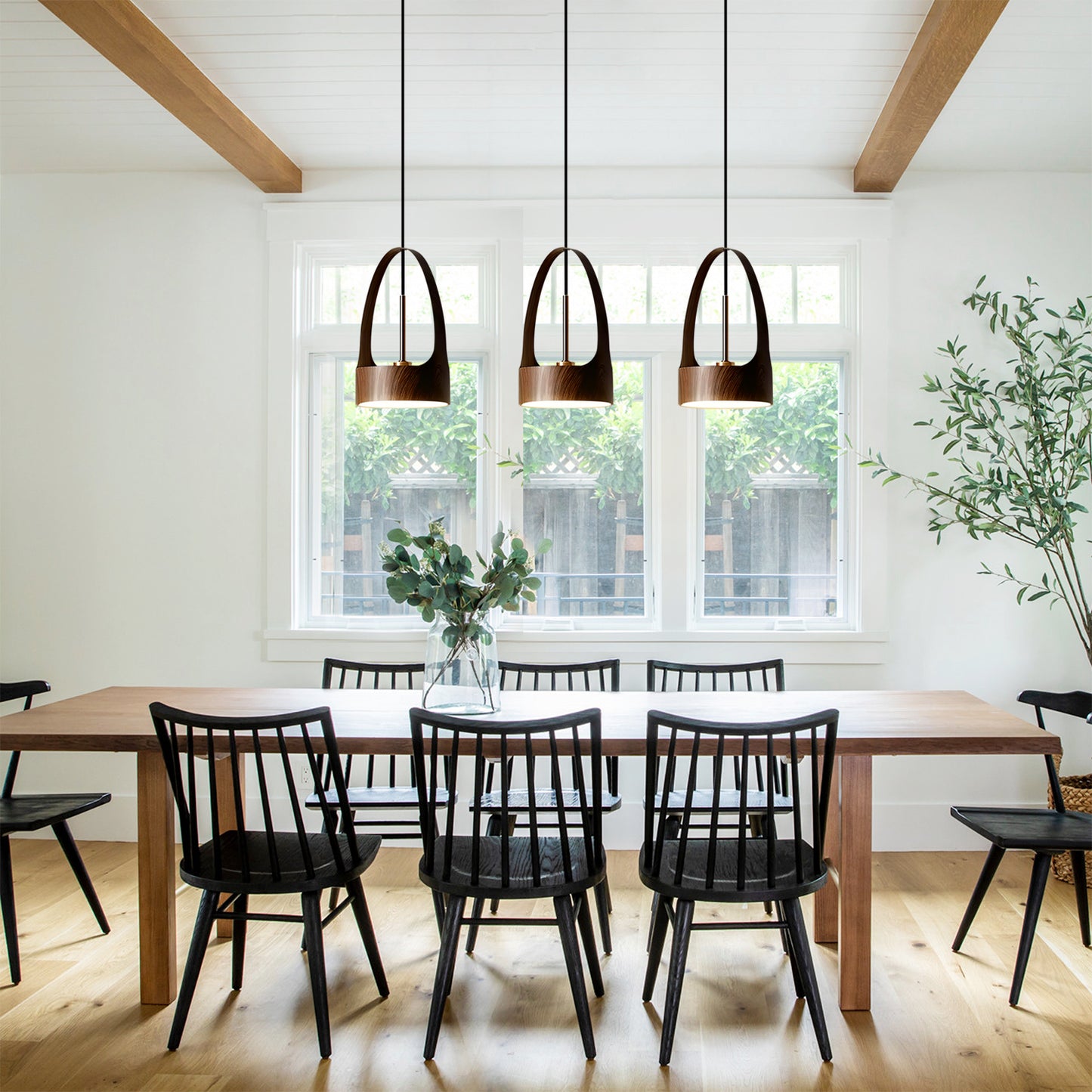 Wood Grain Pendant Lamp