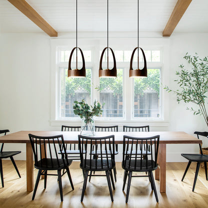 Wood Grain Pendant Lamp