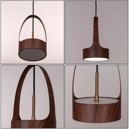 Wood Grain Pendant Lamp