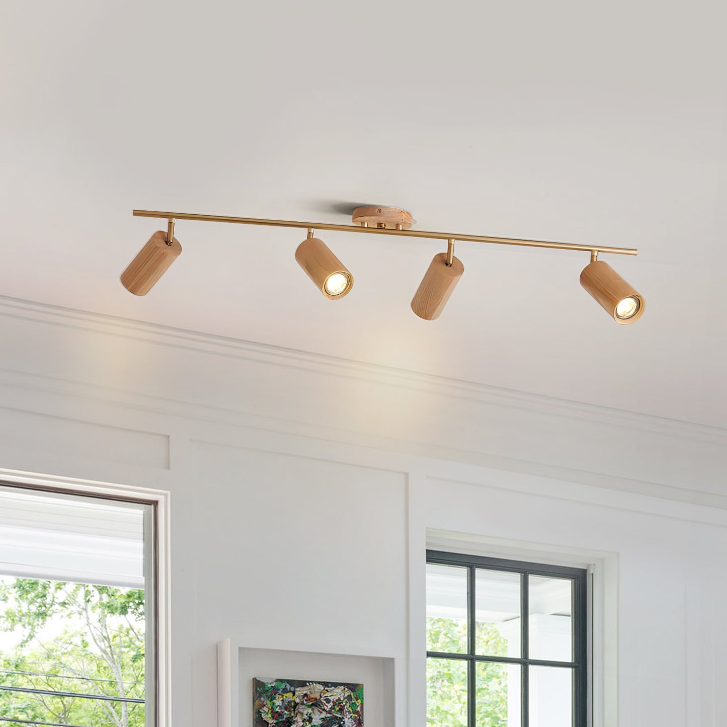 Wood Spotlight Track Light