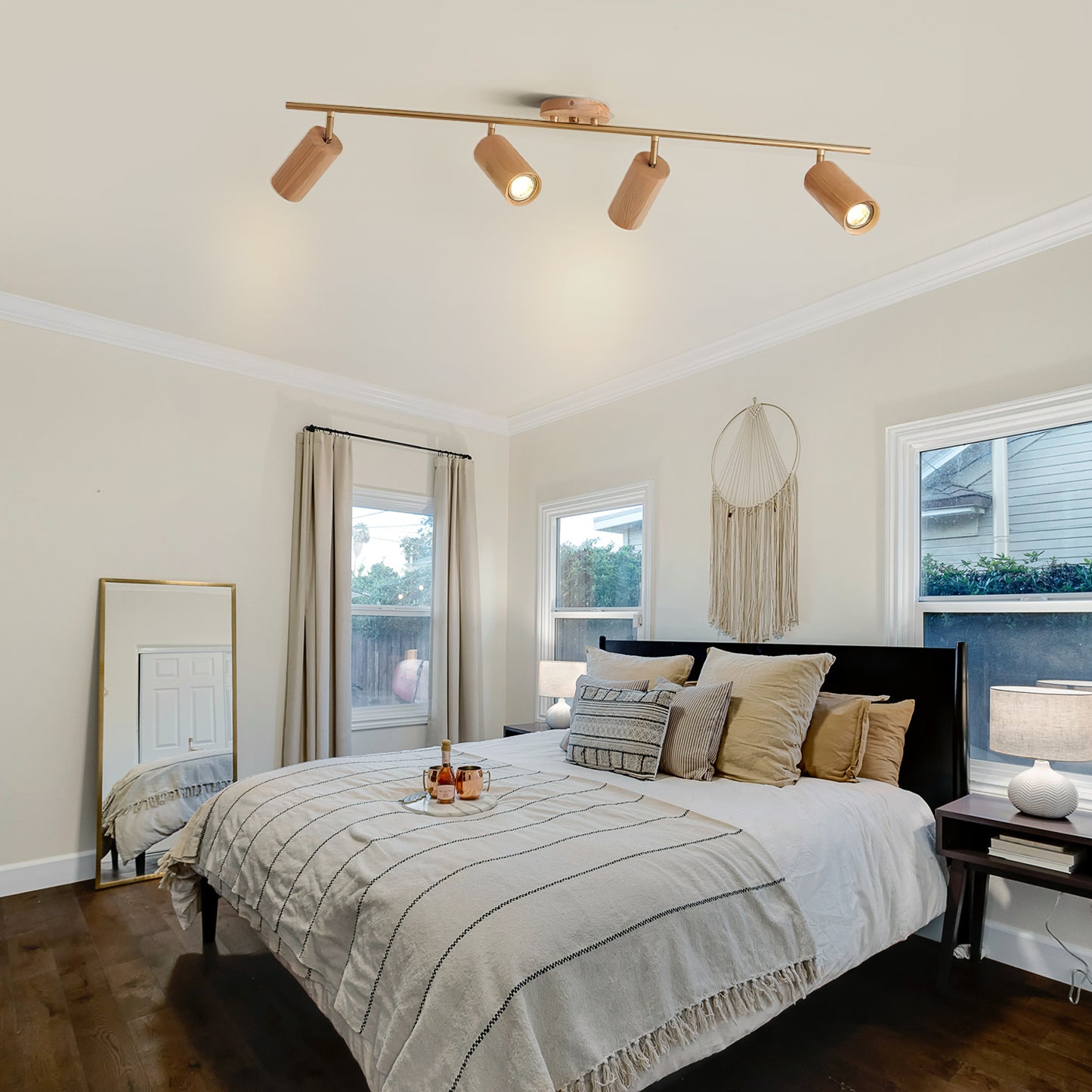 Wood Spotlight Track Light