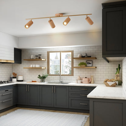 Wood Spotlight Track Light