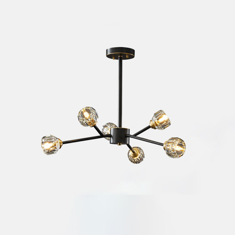 Crystal Ball Cluster Chandelier