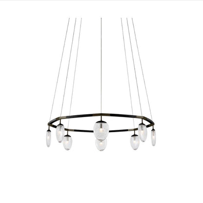 Leaf Oval Ring Chandelier