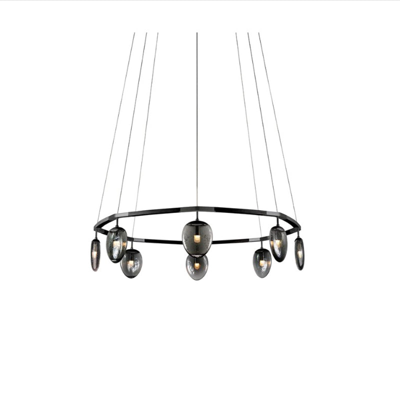 Leaf Oval Ring Chandelier