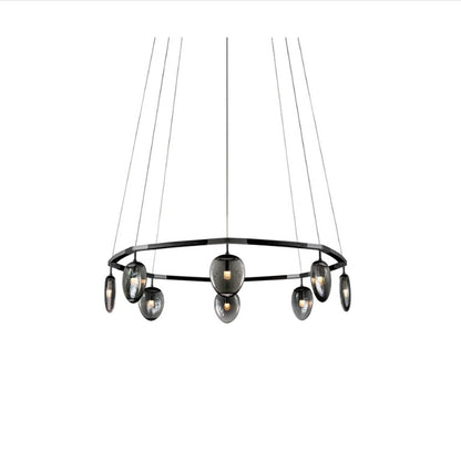 Leaf Oval Ring Chandelier