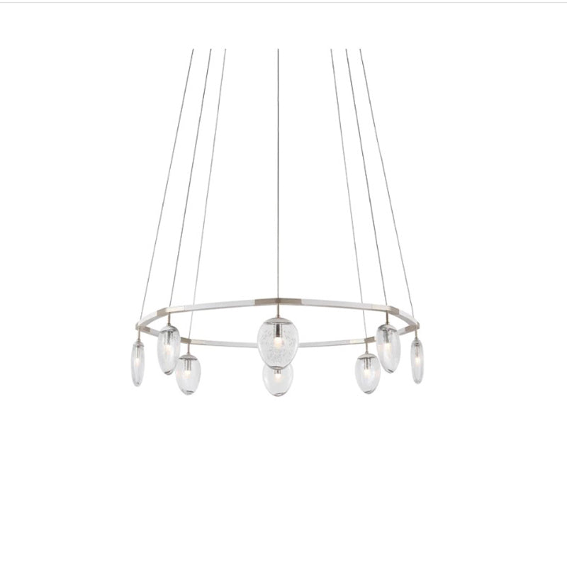 Leaf Oval Ring Chandelier