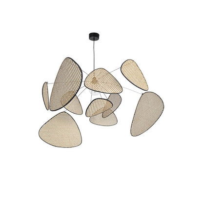 Rattan Screen Chandelier